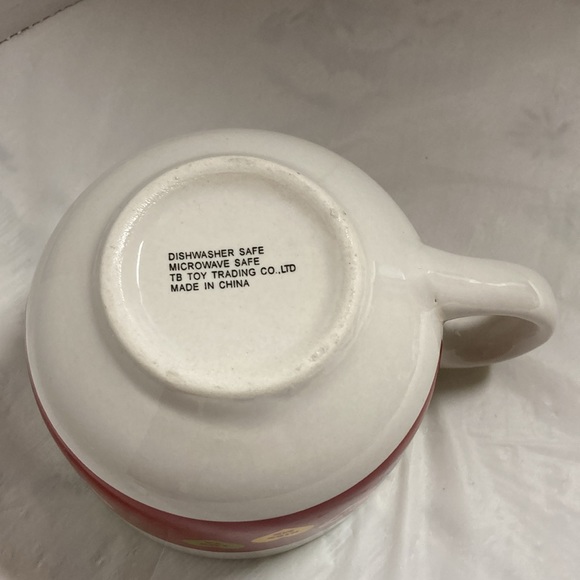 Vintage TB Toy Trading Company Valentine Candy Heart Decorated Mug Cup 12oz - Picture 6 of 10